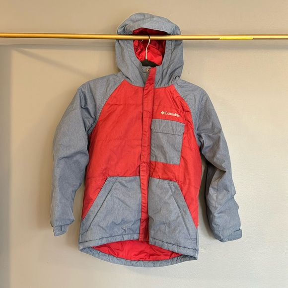 Red and blue Kids winter jacket. Columbia brand youth size M - Picture 1 of 5